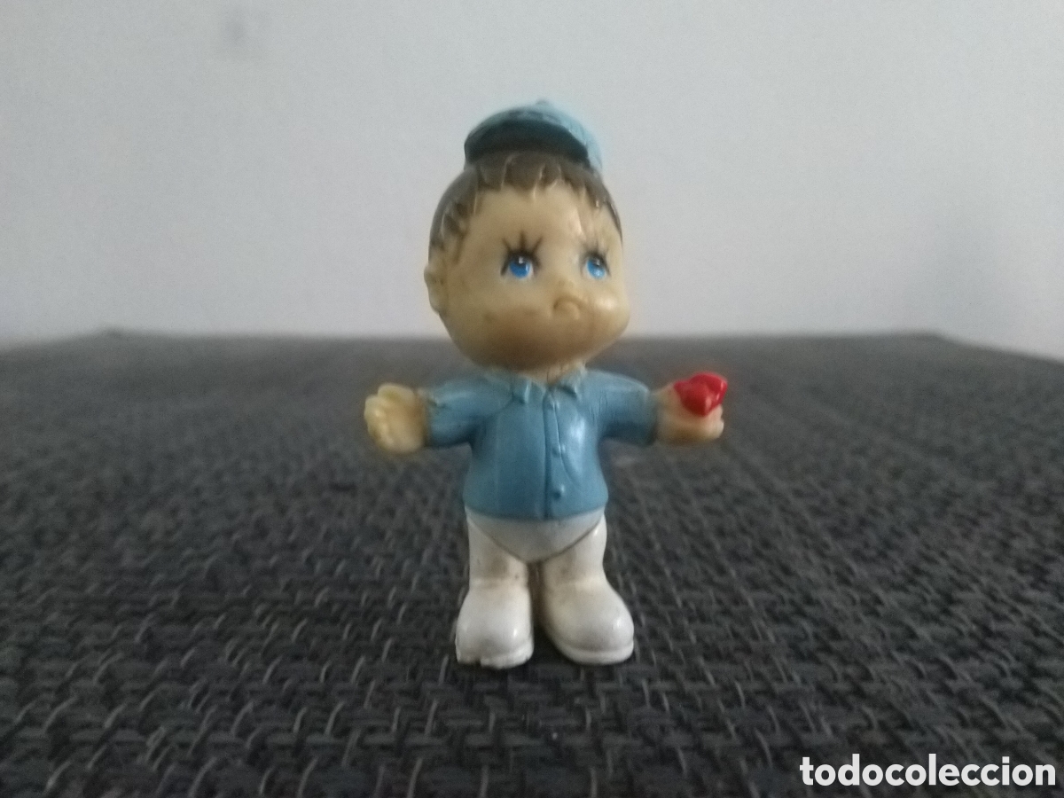 Figuras de goma y PVC: FIGURA PVC NI&Ntilde;O NI&Ntilde;A VINTAGE BEBE BABY