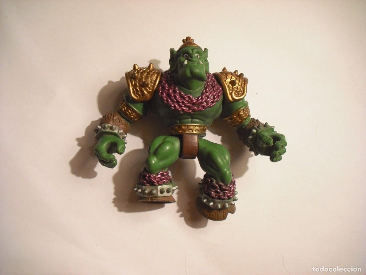 Figure di Gomma e PVC: FIGURA DE ACCION ARTICULADA DE UN ORCO OGRO GUERRERO , 8CM