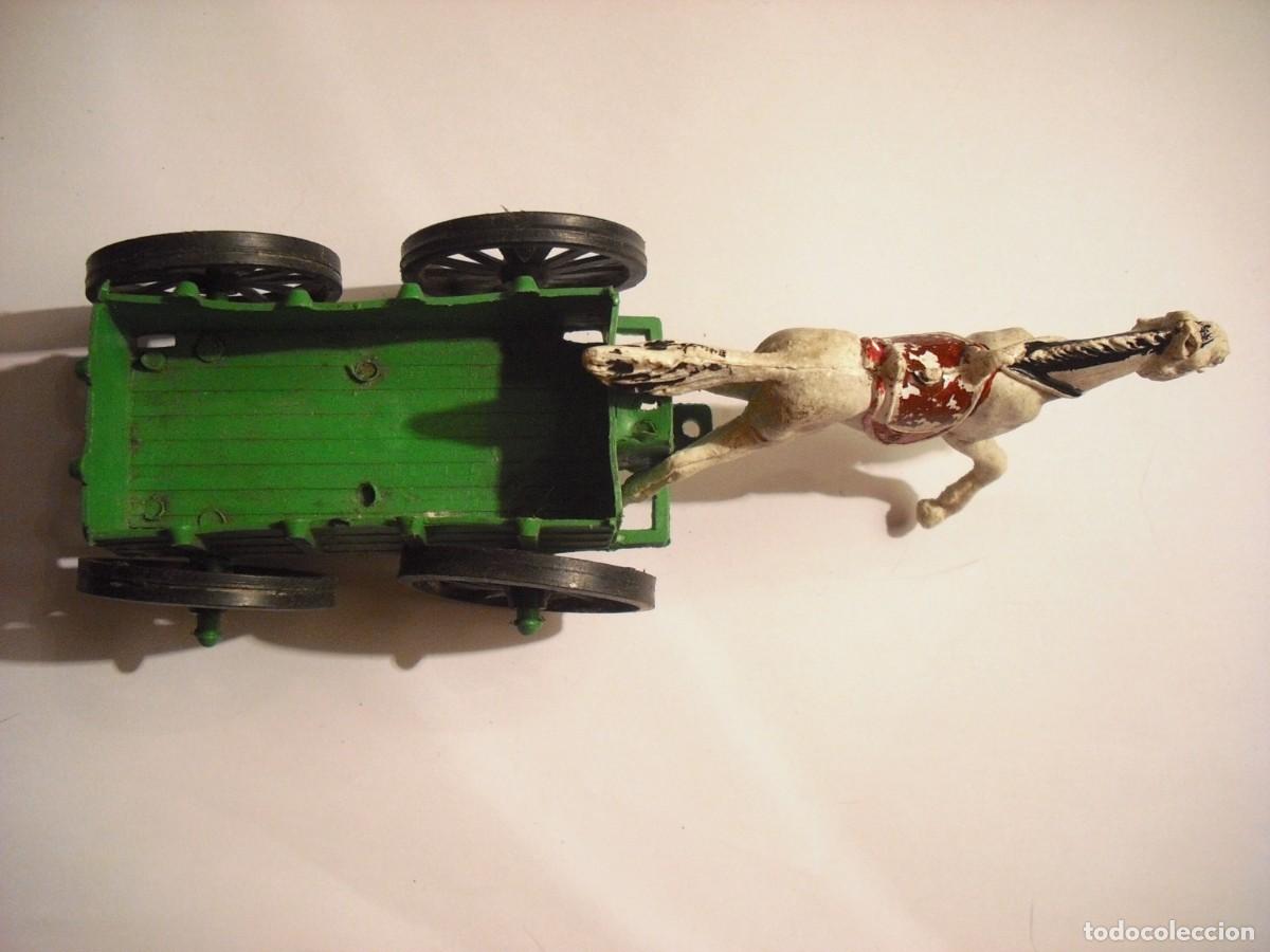 Figure di Gomma e PVC: CARRETA DEL LEJANO OESTE CON CABALLO , PLASTICO
