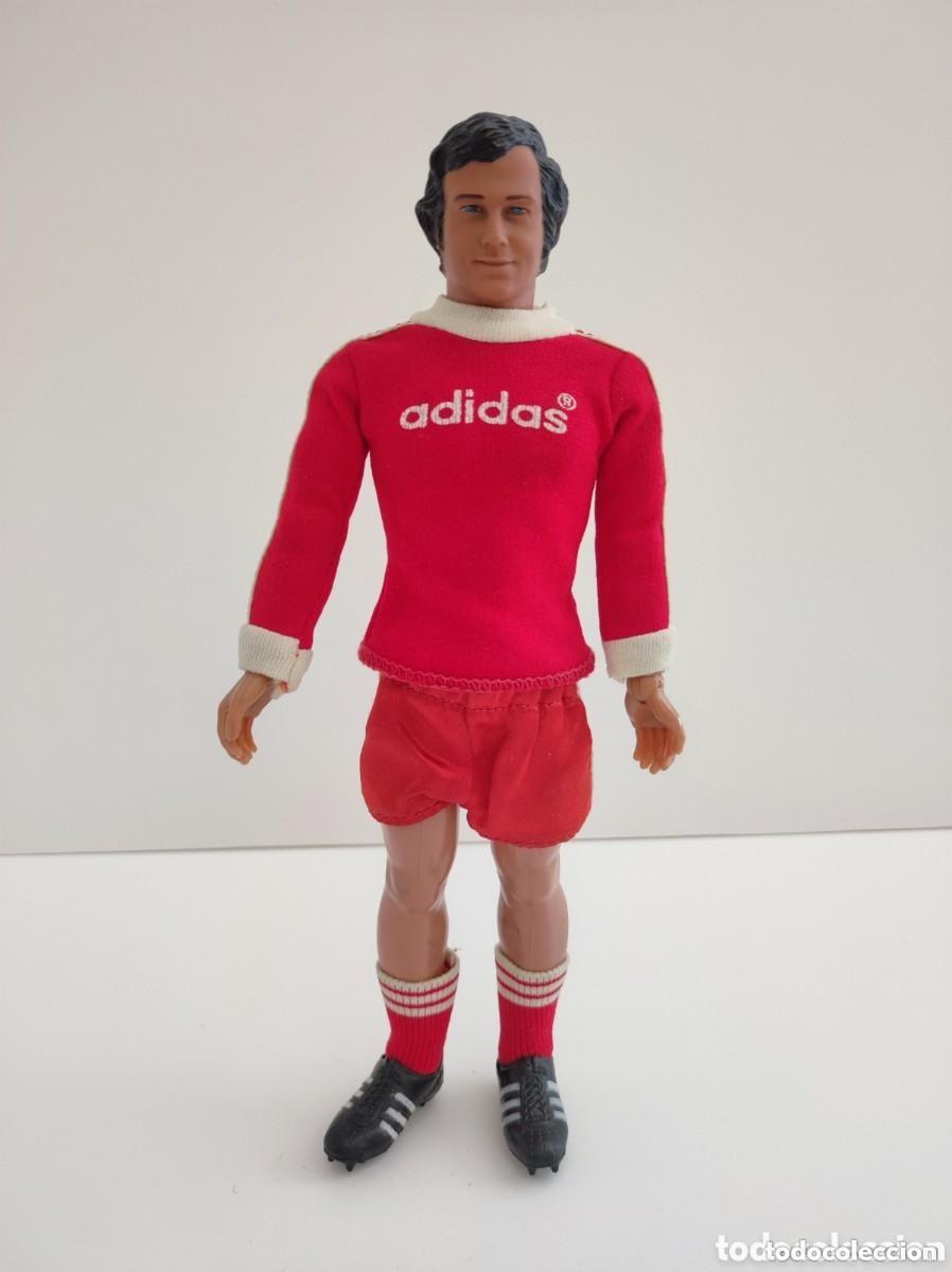 Rubber and PVC Figures: Lion Rock figura futbolista Franz Beckenbauer rara figura 1977 KAISER Bayern VINTAGE futbol alemania