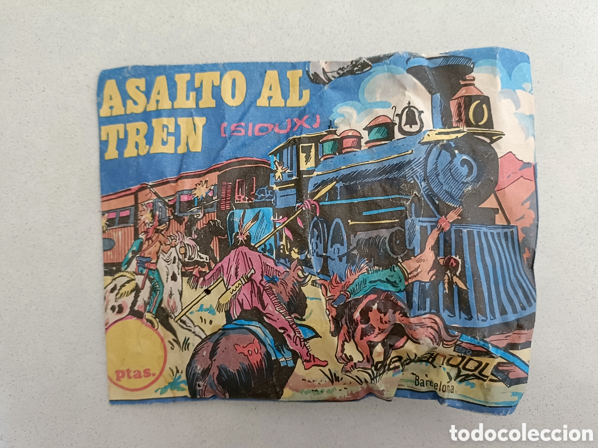 Figurines en Caoutchouc et PVC: Sobre cerrado ASALTO AL TREN (SIOUX) - SERJANBOYS - estilo a Montaplex