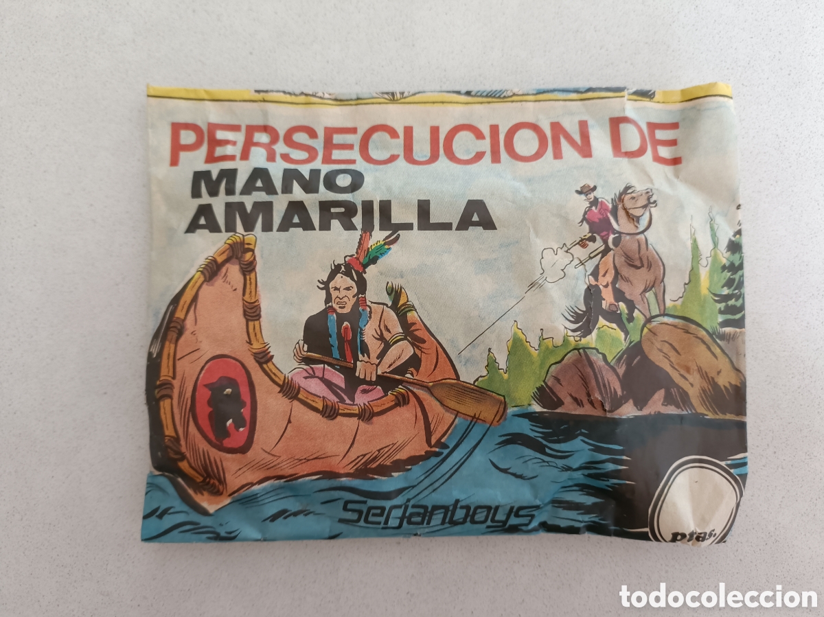 Figurines en Caoutchouc et PVC: Sobre cerrado PERSECUCI&Oacute;N DE MANO AMARILLA -SERJANBOYS - estilo a Montaplex