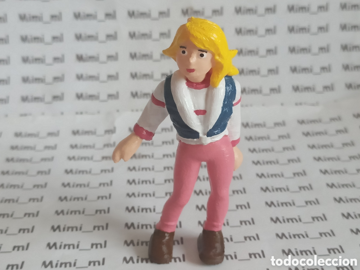 Figuras de goma y PVC: Figura ni&ntilde;a Diana dinosaucers en impresora 3d