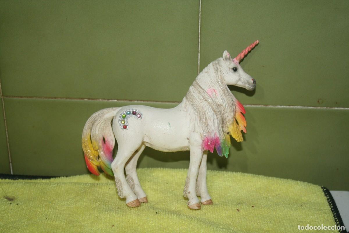 Figuras de goma y PVC: caballo unicornio schleich