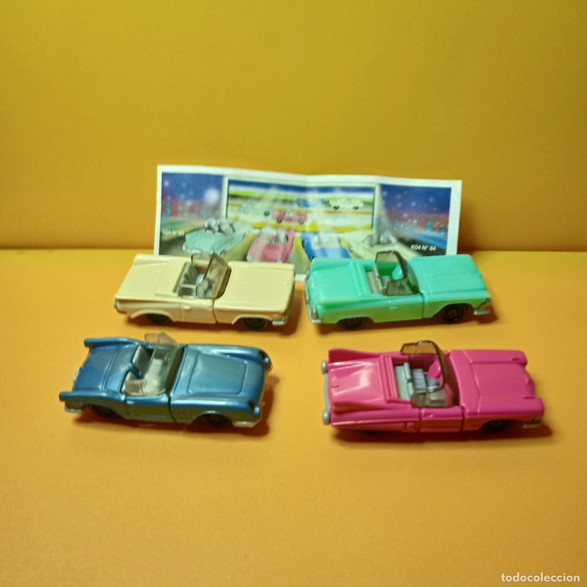 Figuras de goma Kinder: KINDER FERRERO: COLECCI&Oacute;N COMPLETA: COCHES AMERICANOS CL&Aacute;SICOS DESCAPOTABLES CABRIOS 2003