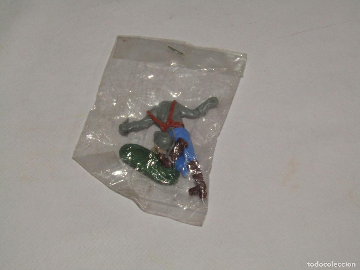 Figuras de goma y PVC: Antiguo Soldado Confederado Montable en Pl&aacute;stico Made in Hong Kong - A&ntilde;o 1970-80s.