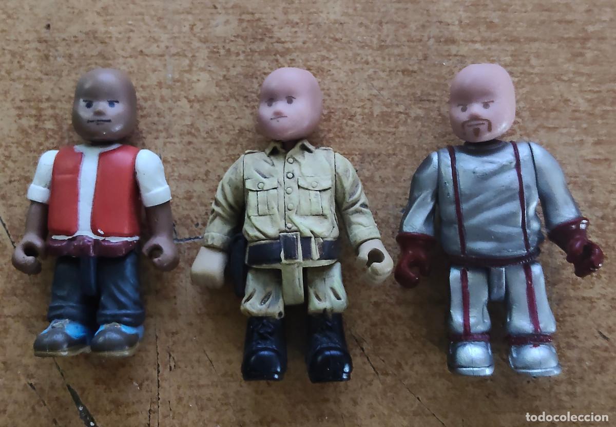 Figuras de goma y PVC: 3 FIGURAS PVC MIGHTY WORLD