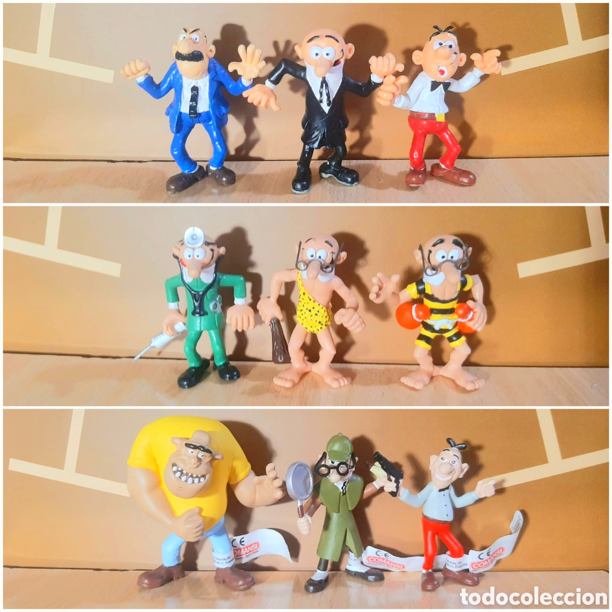 Figurines en Caoutchouc et PVC: Figuras PVC Mortadelo y Filem&oacute;n - LEER