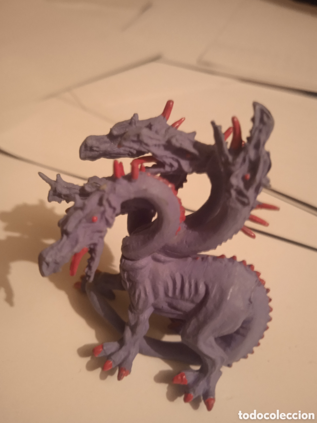 Figuras de goma y PVC: DRAGON DE CINCO CABEZAS GOMA