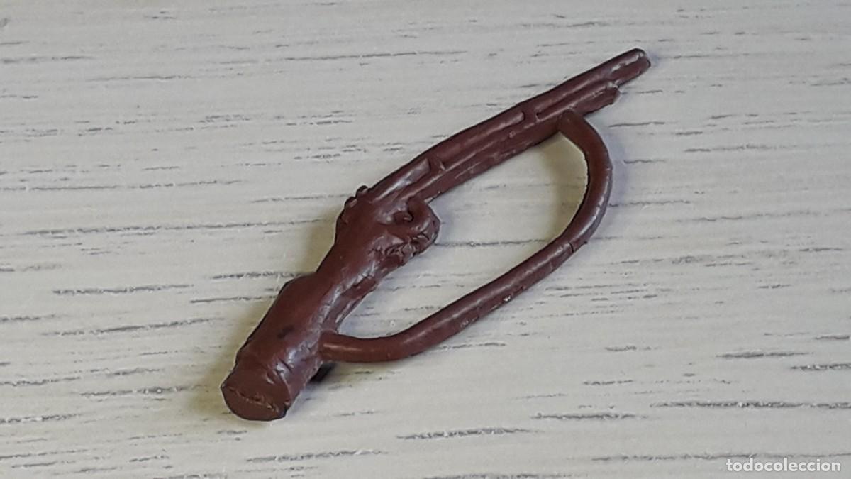 Figuras de goma y PVC: Escopeta Rifle Safari &Aacute;frica / Oeste, fabricado en goma, Jecsan Spain, original a&ntilde;os 50-60.