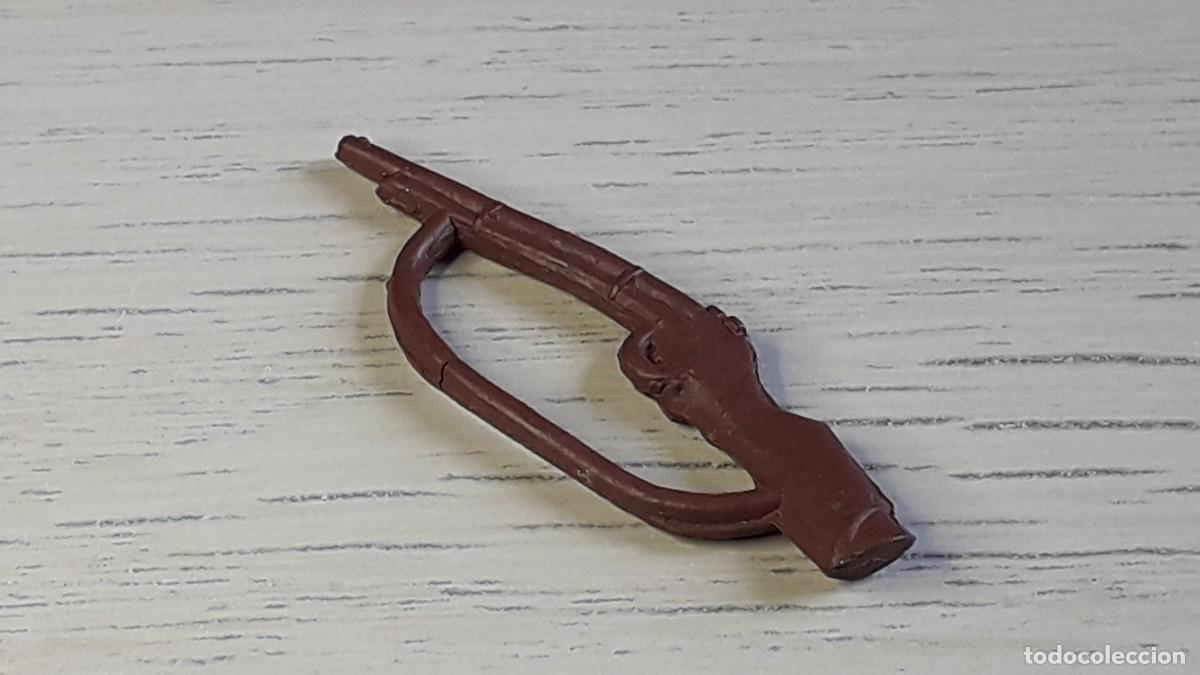 Figuras de goma y PVC: Escopeta Rifle Safari &Aacute;frica / Oeste, fabricado en goma, Jecsan Spain, original a&ntilde;os 50-60.