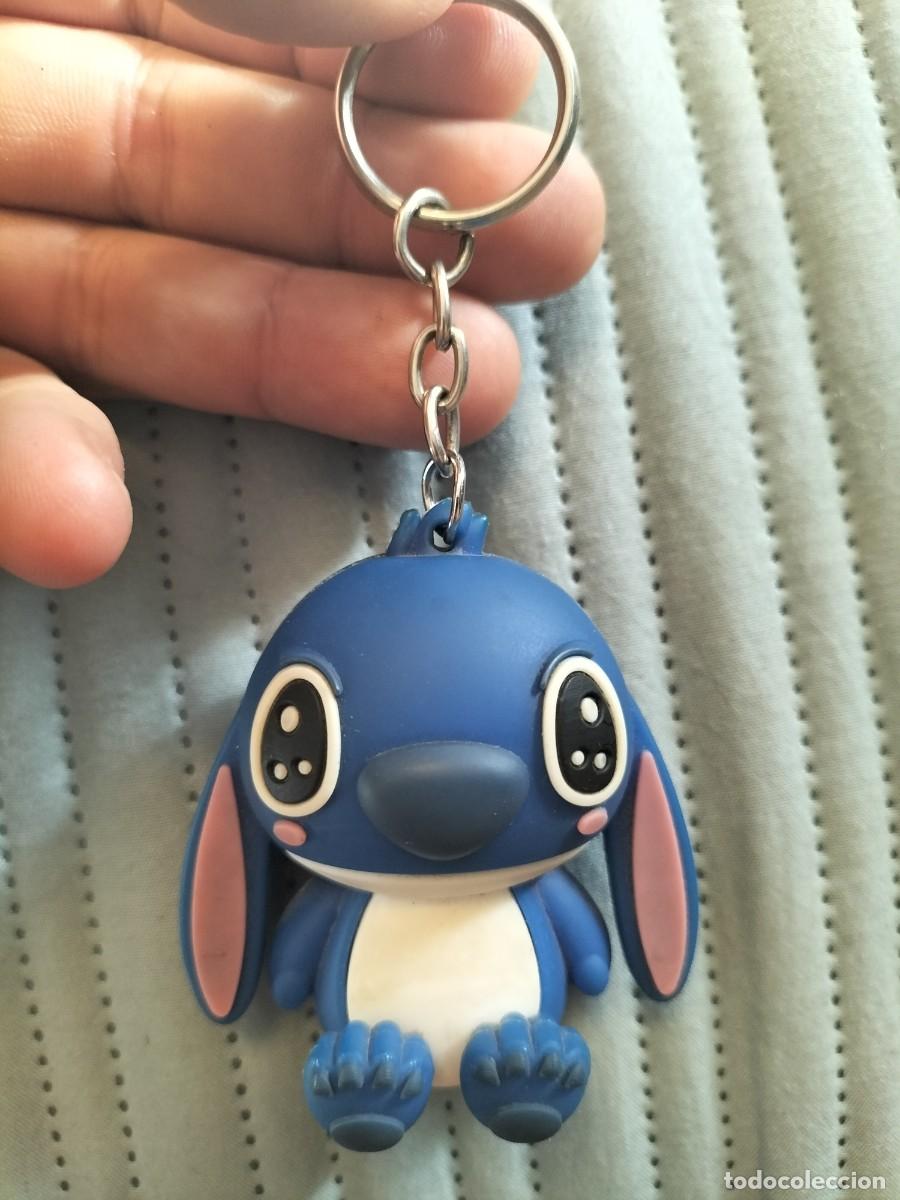 Figuras de goma y PVC: Llavero con figura de Stitch.