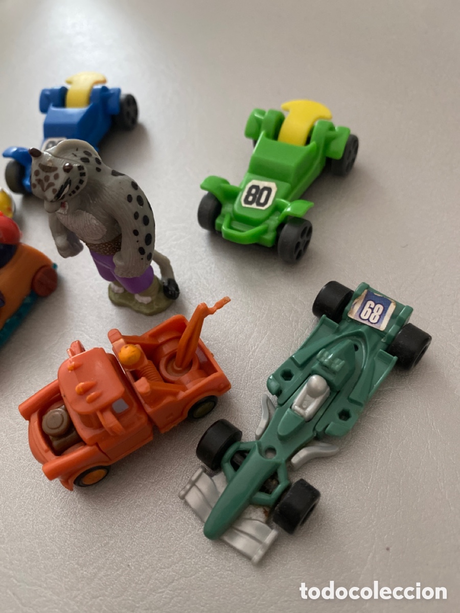 Figuras de goma Kinder: LOTE FIGURAS COCHES KINDER - Foto 2