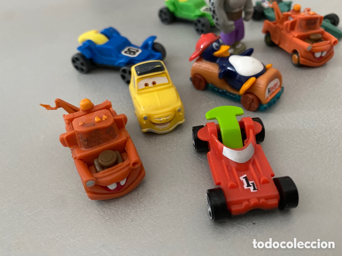 Figuras de goma Kinder: LOTE FIGURAS COCHES KINDER - Foto 3