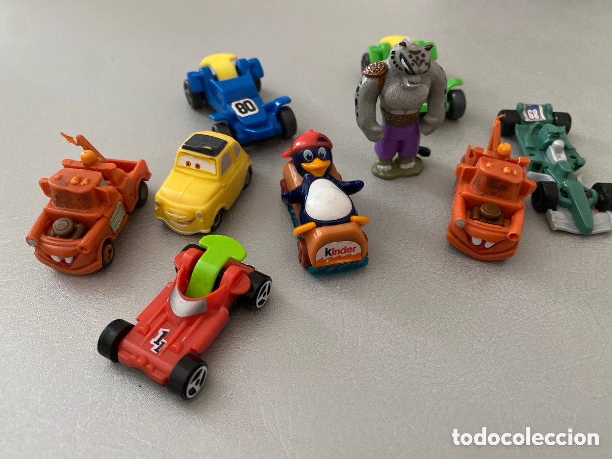 Figuras de goma Kinder: LOTE FIGURAS COCHES KINDER