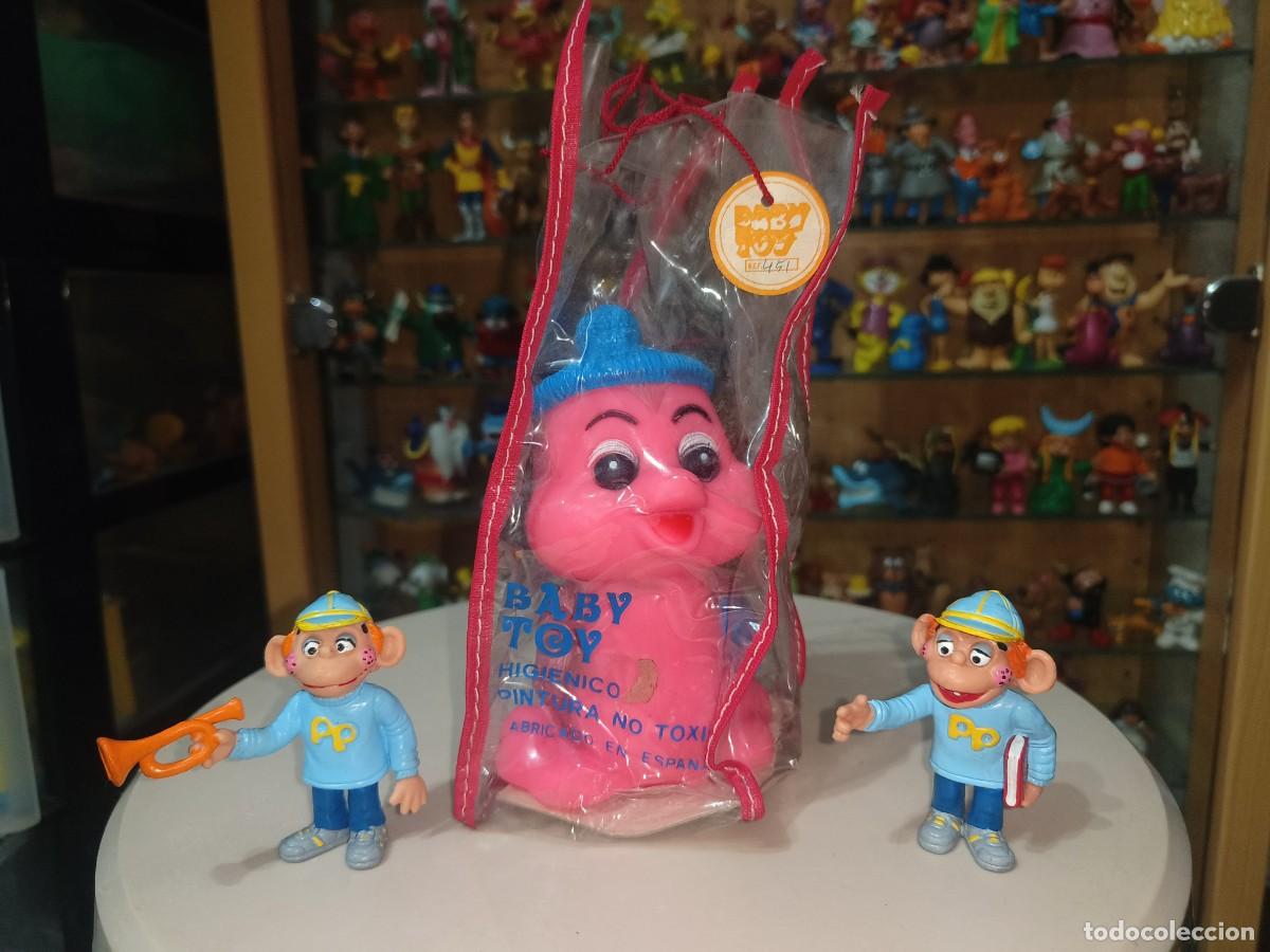Figuras de goma y PVC: Ocasion coleccionistas ! Lote de figuras goma vintage a&ntilde;os 80 Petete y Pepe Soplillo comics spain