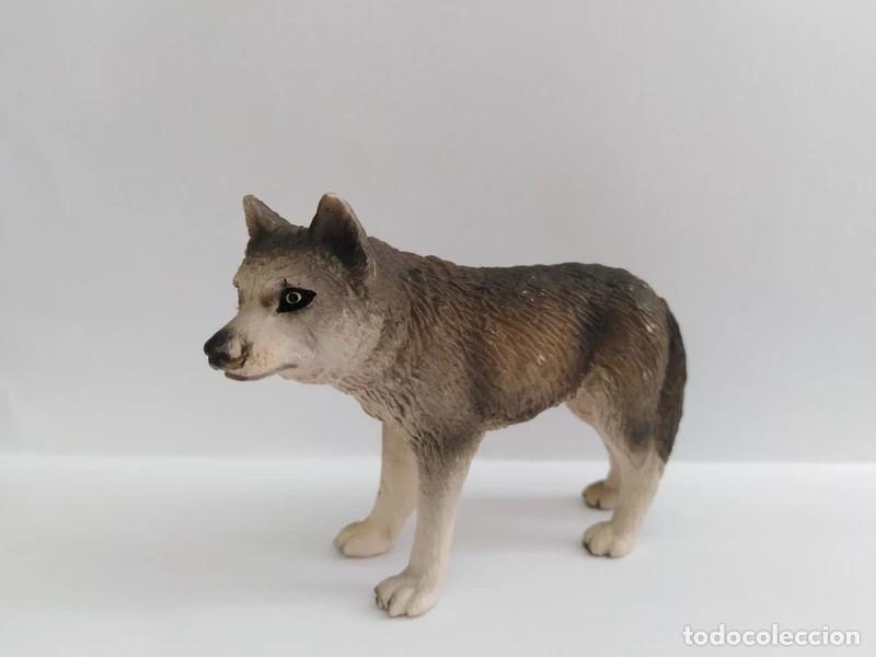 Figuras de goma y PVC: Shleich figura Lobo 14249