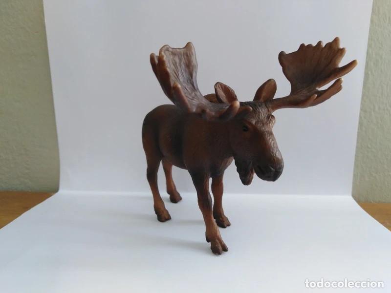 Figuras de goma y PVC: Schleich figura Alce 14310