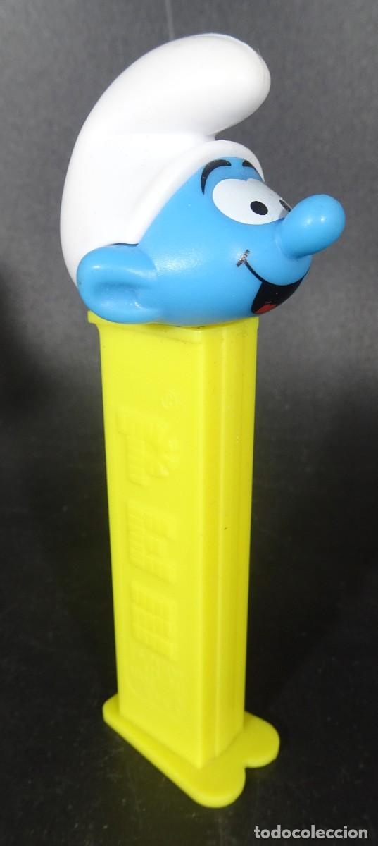 Figure di Gomma e PVC: ANTIGUO DISPENSADOR DE CARAMELOS PEZ, PITUFO, LOS PITUFOS, SMURFS, VER FOTOS