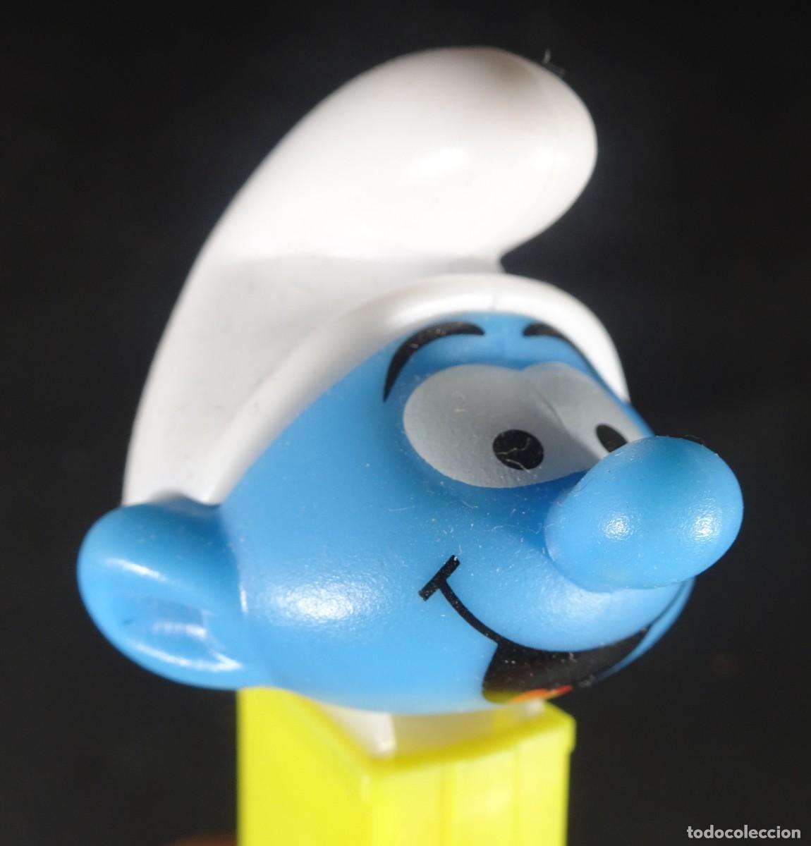 Figure di Gomma e PVC: ANTIGUO DISPENSADOR DE CARAMELOS PEZ, PITUFO, LOS PITUFOS, SMURFS, VER FOTOS