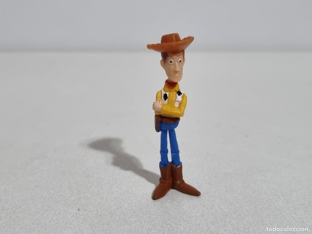 Figuras de goma y PVC: Antigua Figura Woody Toy Story PVC 5cm Mattel Disney