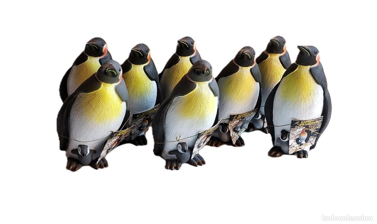 Rubber and PVC Figures: PRECIOSO LOTE DE PINGUINOS DE 18 CM. ALTURA - PLASTICO