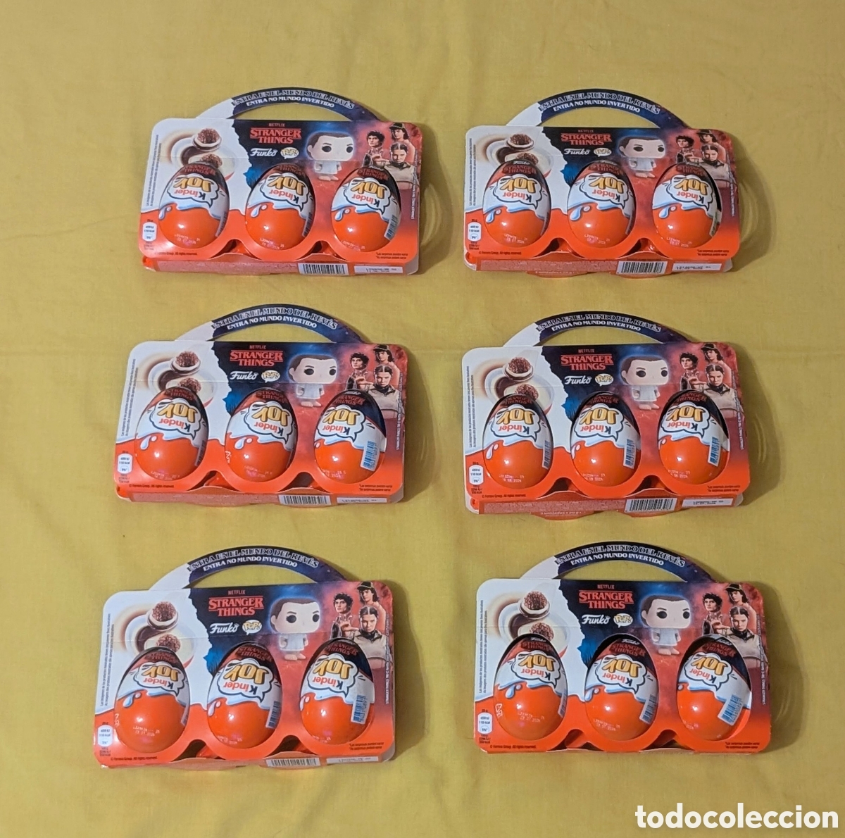 Figuras de goma Kinder: Packs huevos Kinder Joy Stranger Things Funko Pop. Netflix. &iquest;Will?