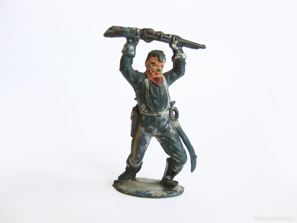 Gummi- und PVC-Figuren: FIGURA DE UN SOLDADO CONFERDERADO O S&Eacute;PTIMO DE CABALLER&Iacute;A DE GOMA. HERMANOS PECH