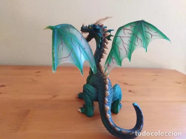 Figuras de goma y PVC: Schleich drag&oacute;n medieval 2003 - Foto 4