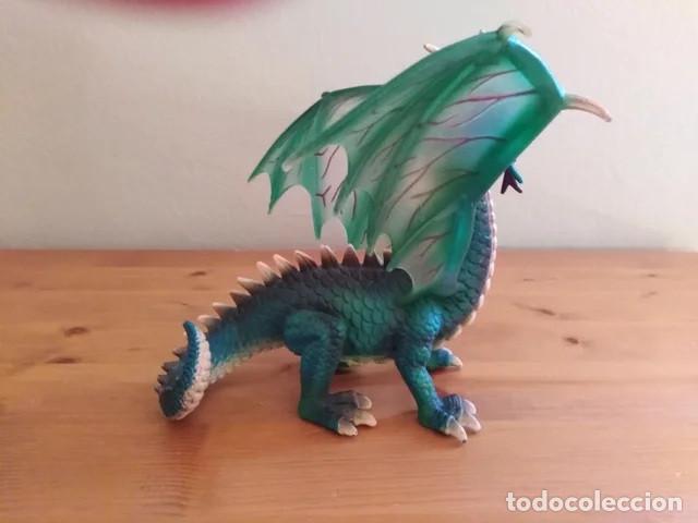 Figuras de goma y PVC: Schleich drag&oacute;n medieval 2003 - Foto 5