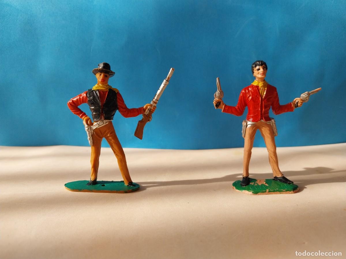 Figure di Gomma e PVC: FIGURAS GRAN CHAPARRAL. BLUE Y MANOLITO. COMANSI