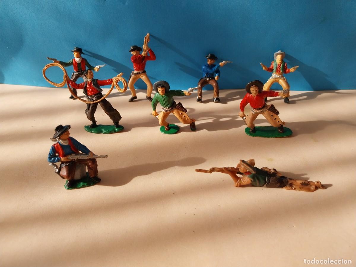 Figuras de goma y PVC: FIGURAS COW BOYS, OESTE. JECSAN O REAMSA
