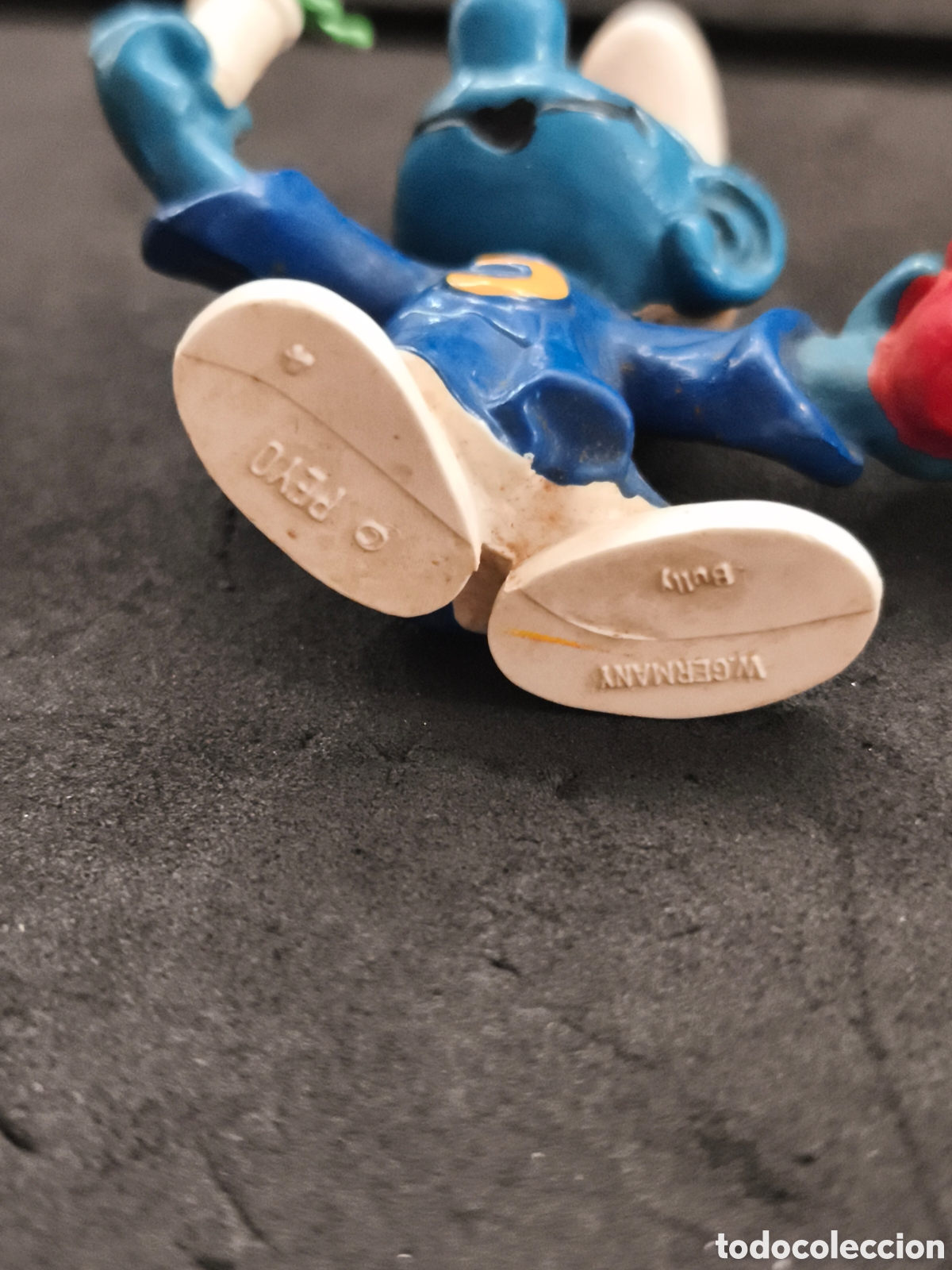 Figuras de goma y PVC: Pitufos alquimista peyo bully - Foto 3