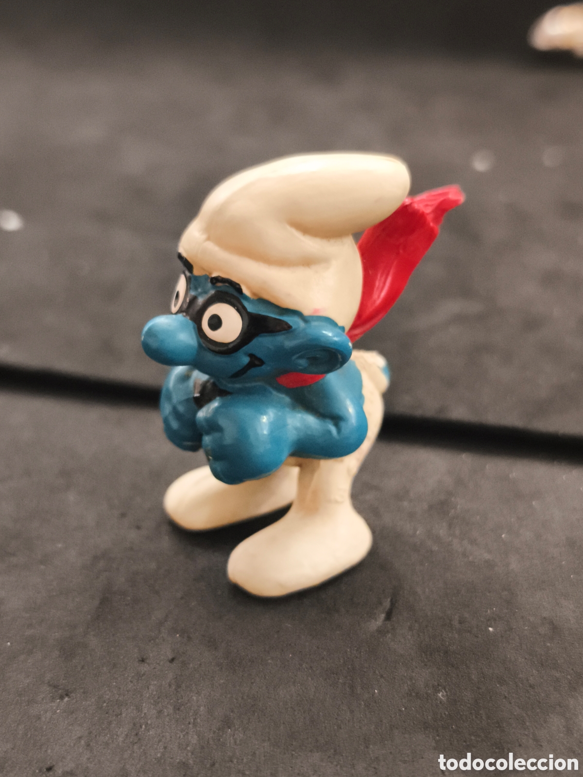 Figuras de Borracha e PVC: Figura Pitufo peyo 1981 .