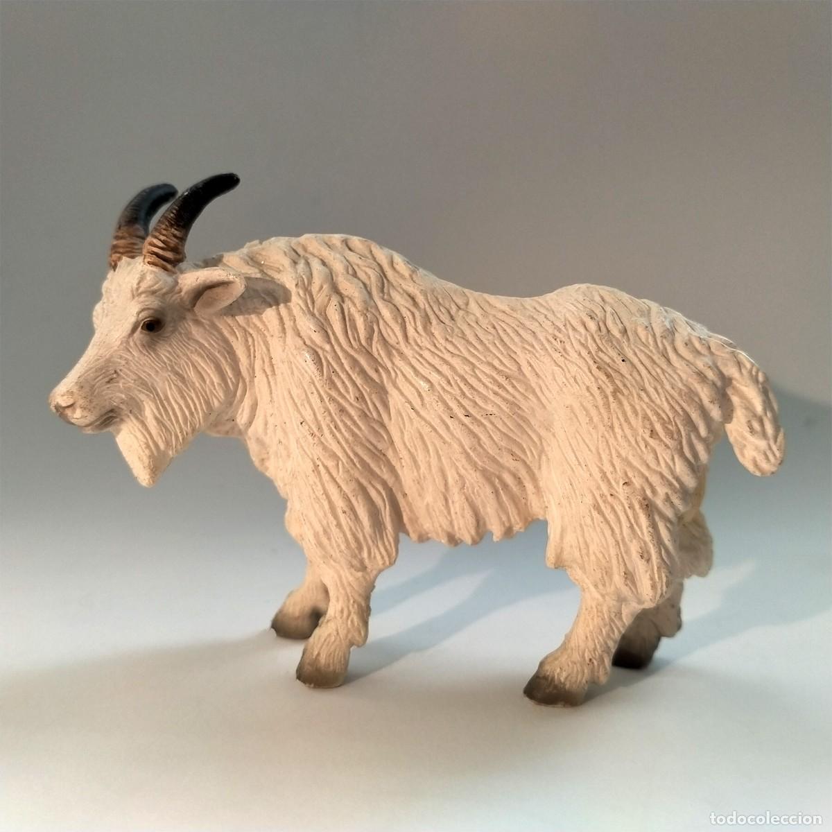 Figuras de goma y PVC: Cabra de las Rocosas figura descatalogada animal Schleich