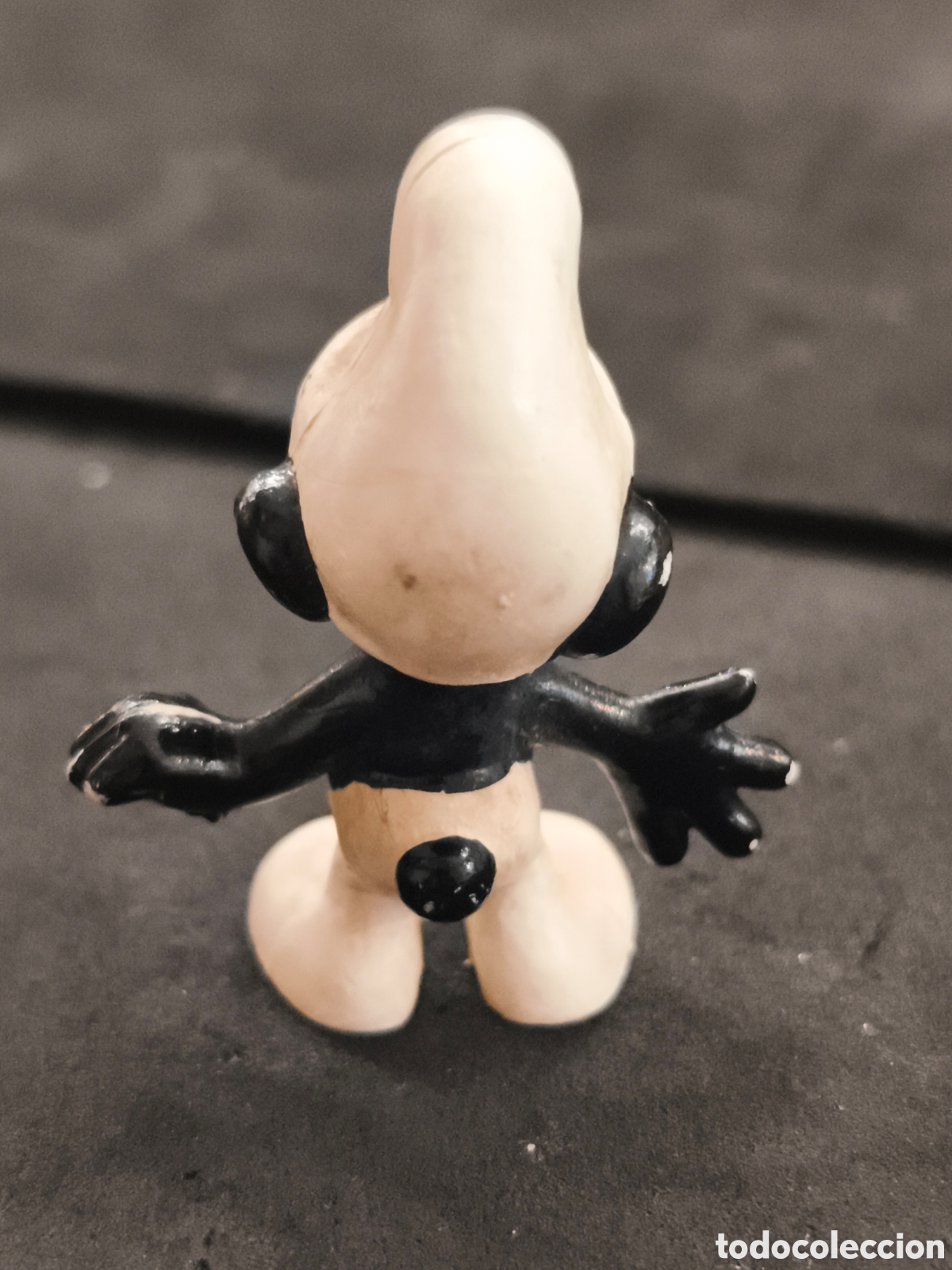 Figuras de goma y PVC: Pitufo negro, sin marca - Foto 2