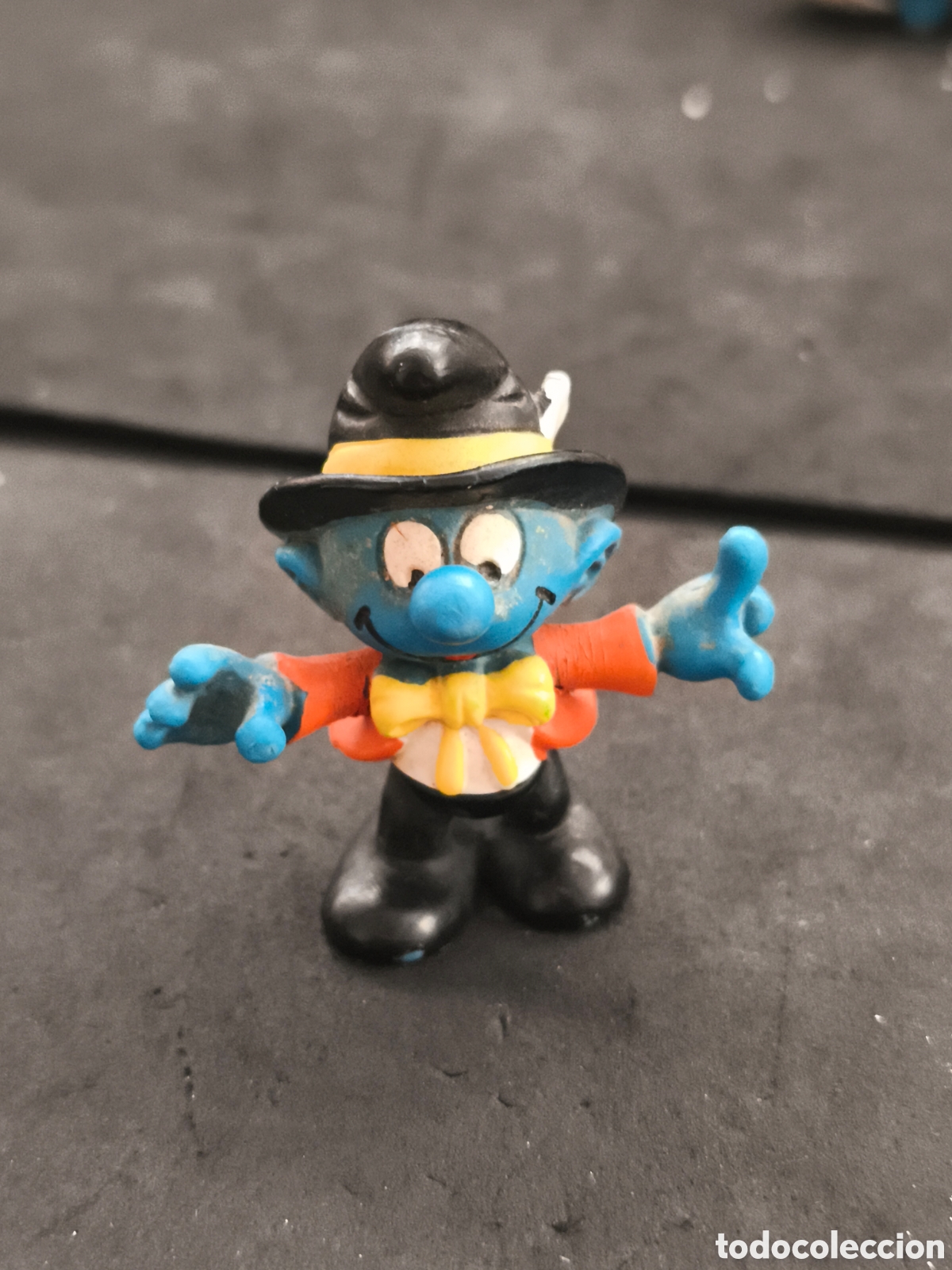 Schleich Rubber and PVC Figures: Pitufo fotografo, peyo 1981