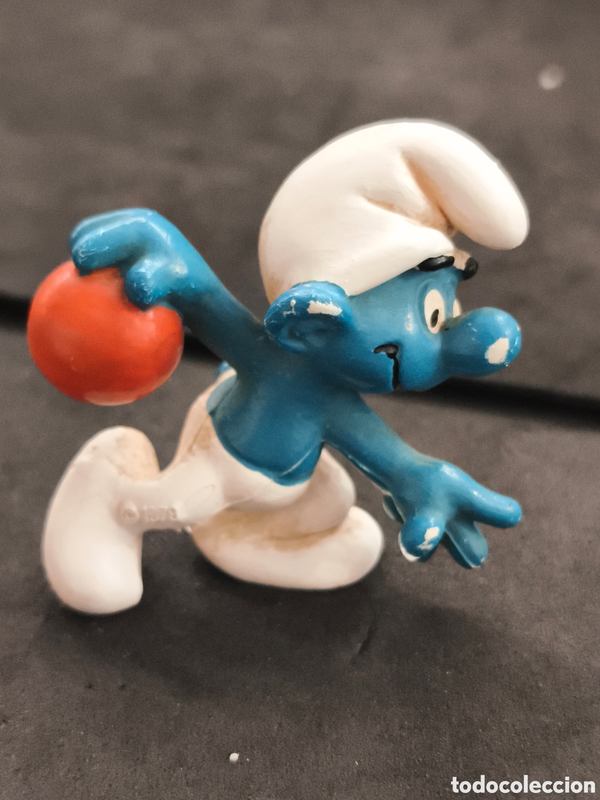 Gummi- und PVC-Figuren Schleich: Pitufo jugador Baloncesto , peyo