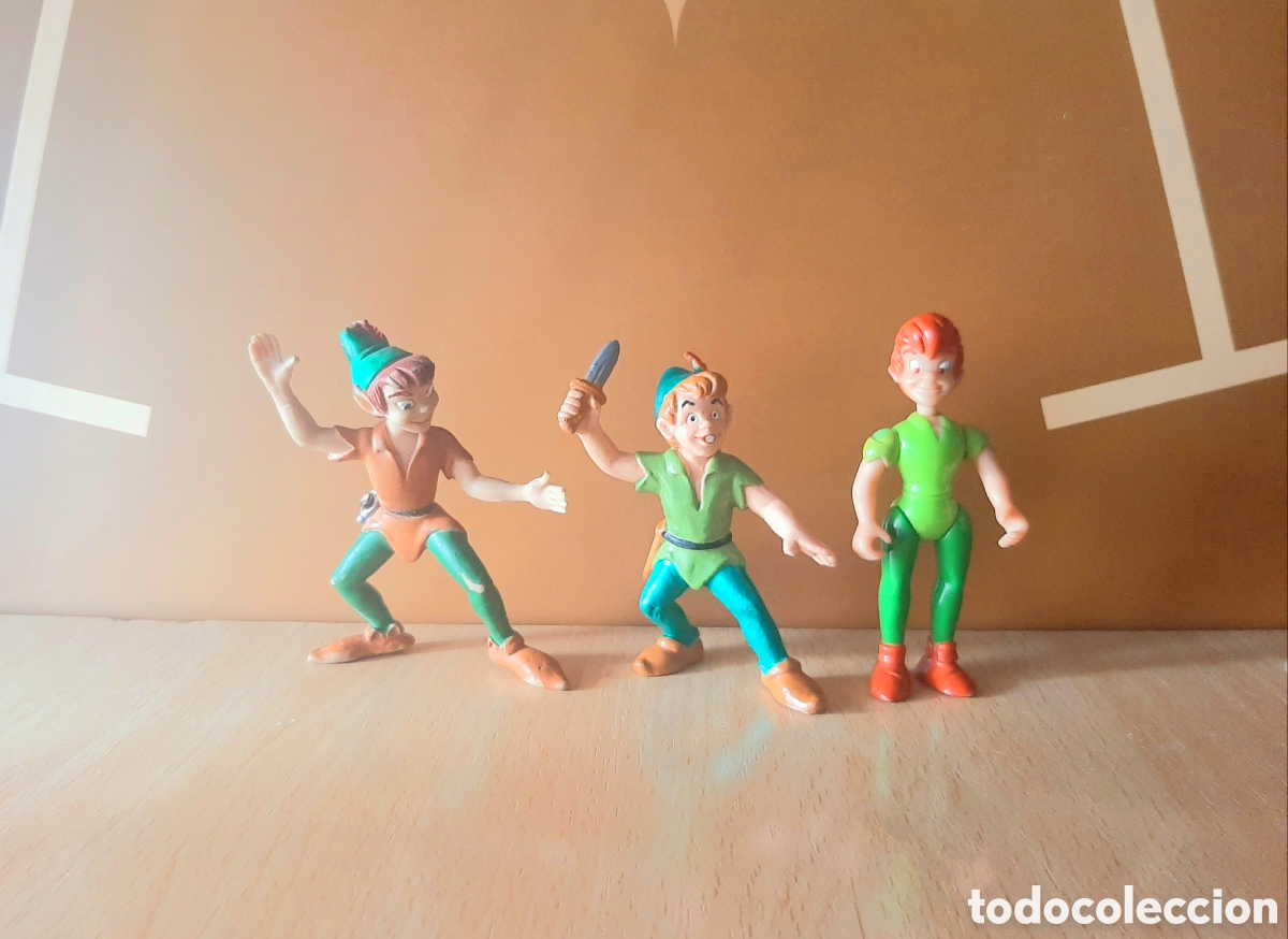 Rubber and PVC Figures: Figuras PVC Peter Pan Comics Spain Bully y Famosa Disney