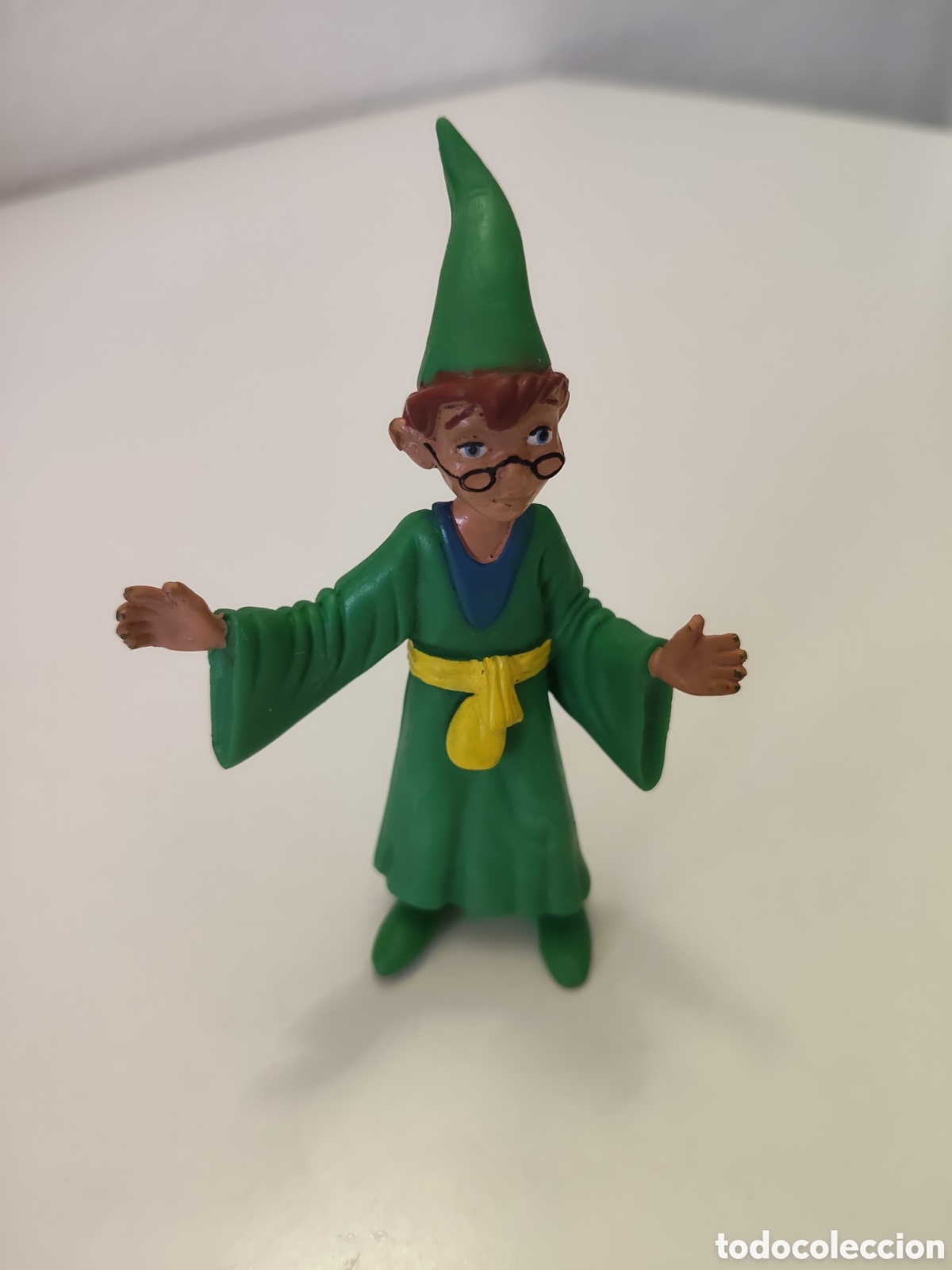 Gummi- und PVC-Figuren: Figura de goma PVC El mago hechicero presto, serie TV dragones y mazmorras , comic Spain