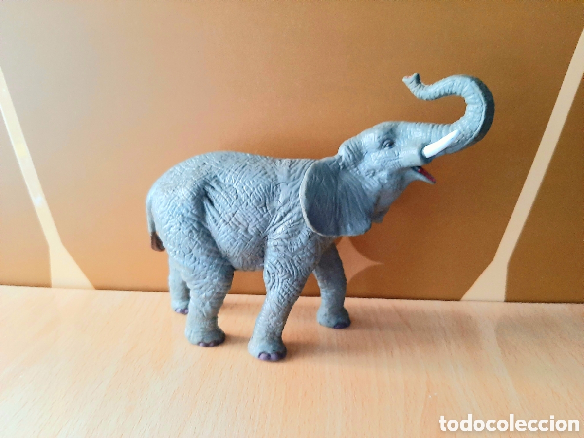Figure di Gomma e PVC: Figura PVC elefante MINILQND animales selva jungla