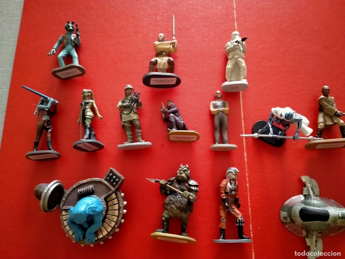 Figuras de goma y PVC: figuras de guerra galaxias de plomo 16 figuras