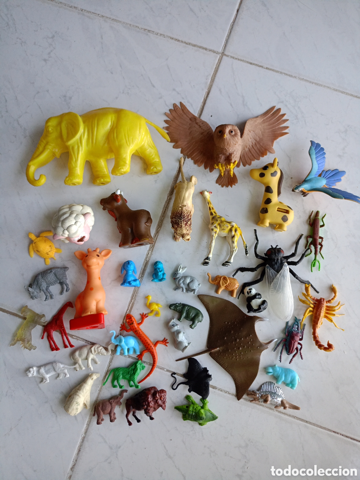 Rubber and PVC Figures: Gran lote figuras juguetes animales