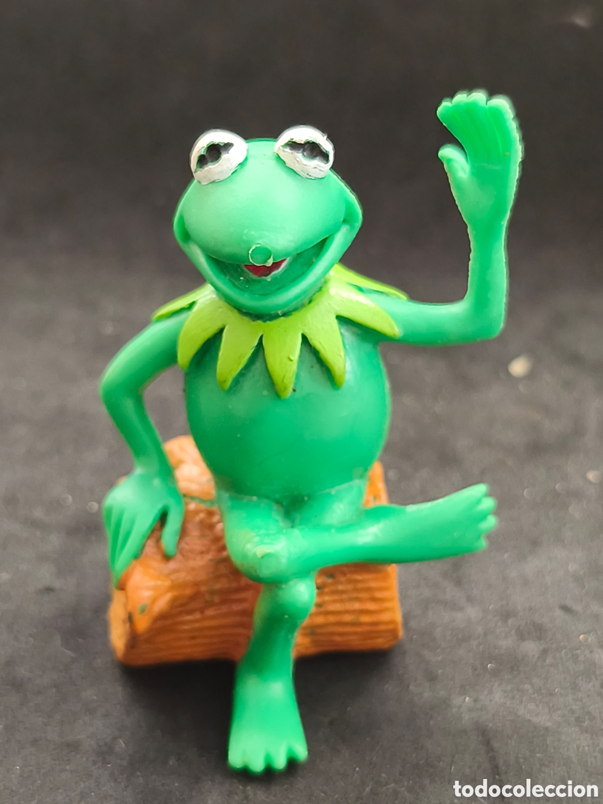 Figuras de goma y PVC: COMICS SPAIN : ANTIGUA FIGURA DE GOMA RANA GUSTAVO LOS TELE&Ntilde;ECOS THE MUPPETS BARRIO SESAMO 84'