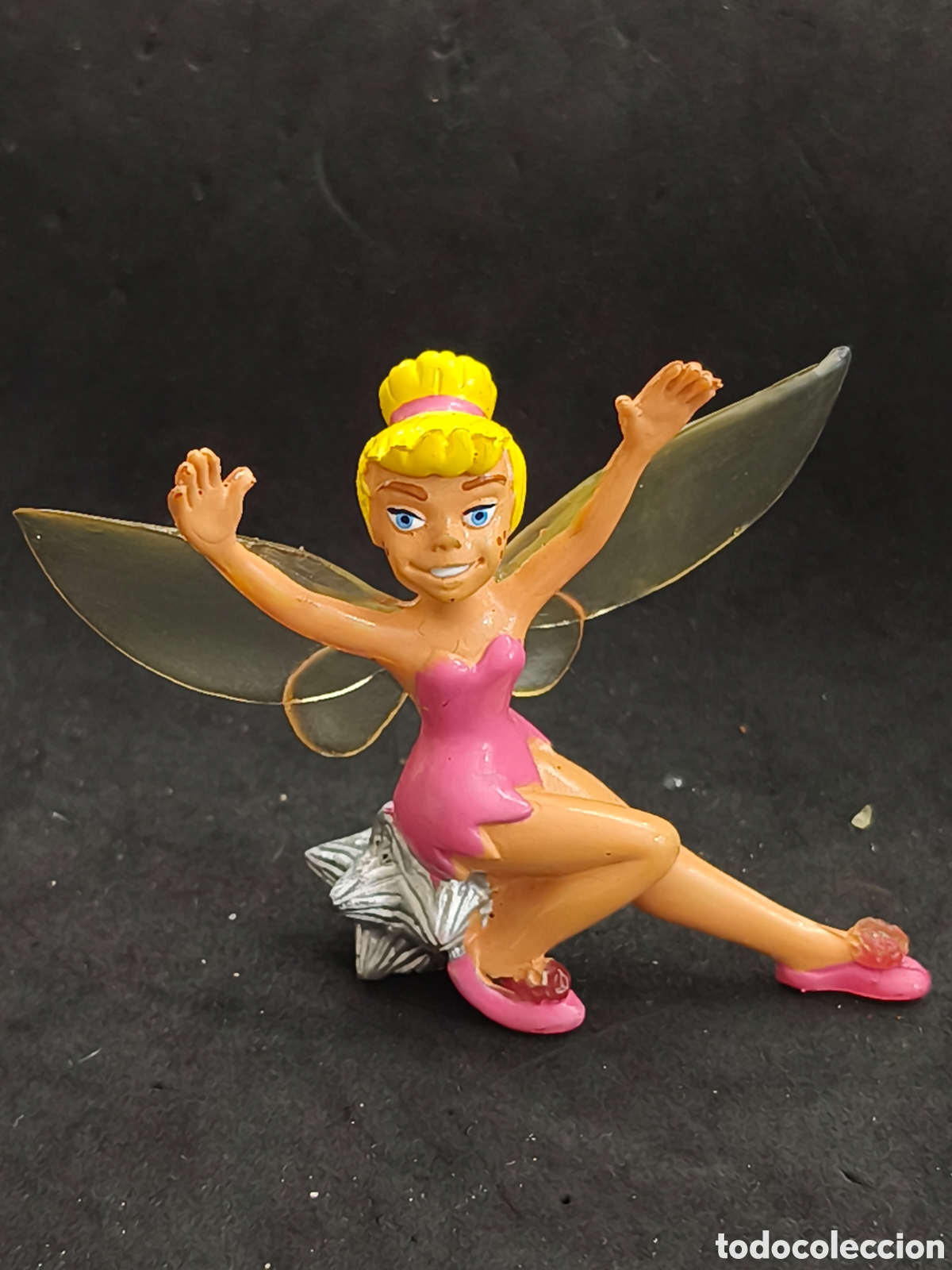 Figuras de goma y PVC: COMICS SPAIN : ANTIGUA FIGURA DE CAMPANILLA PETER PAN WALT DISNEY A&Ntilde;OS 80