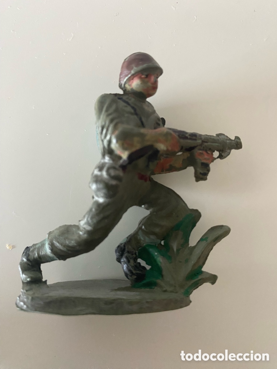 Figuras de goma y PVC: Soldado americano Pech Hnos