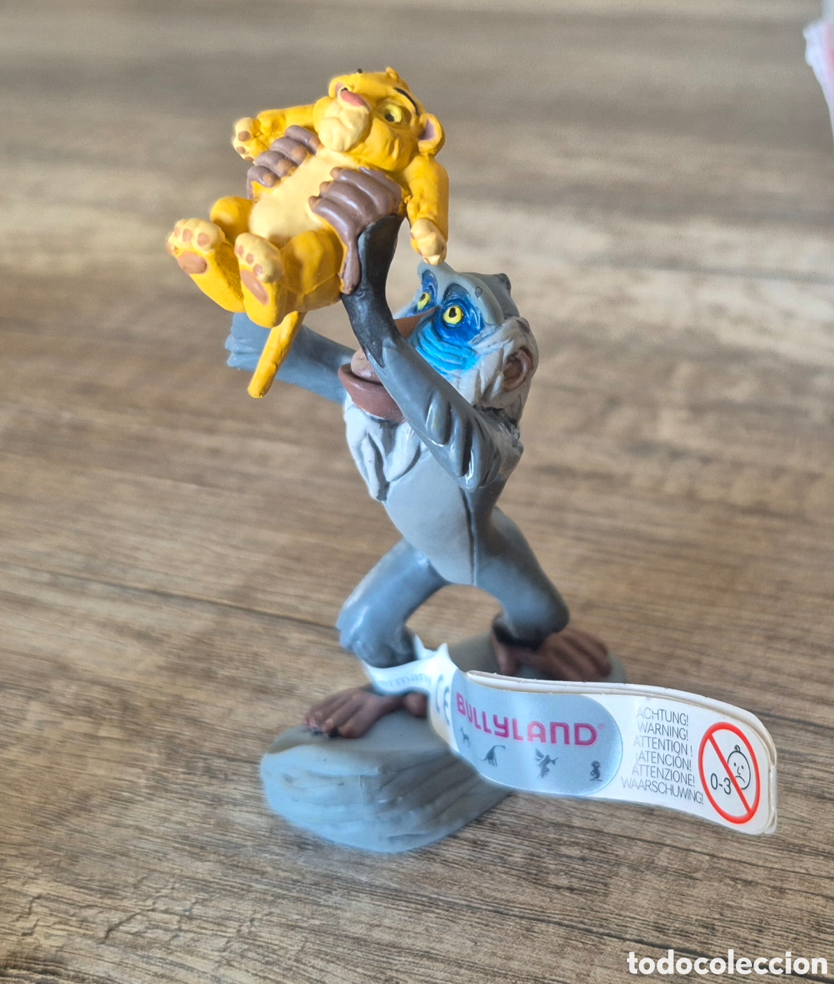 Figure di Gomma e PVC: BULLYLAND DISNEY- RAFIKI REY LEON PVC, NUEVO
