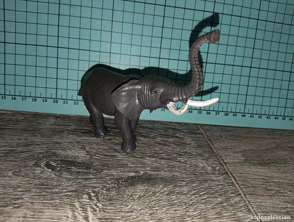 Figurines en Caoutchouc et PVC: Antigua figura elefante animales salvajes vintage a&ntilde;os 70-80
