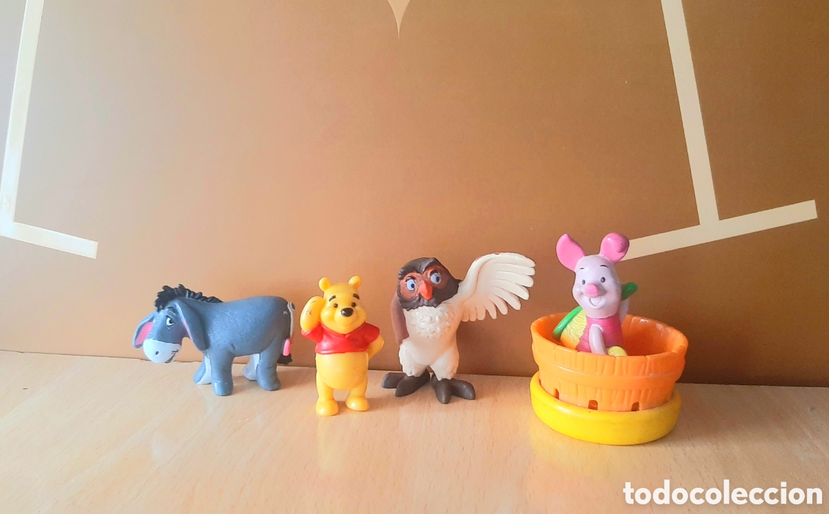 Figuras de goma y PVC: Lote Figuras de Winnie de Pooh Bully 1984