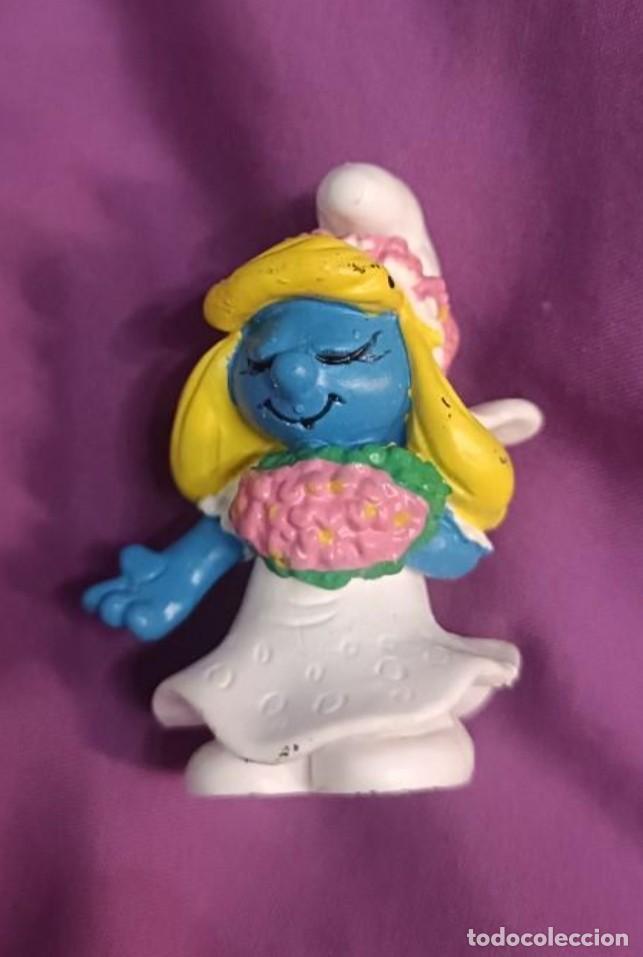 Figure di Gomma e PVC: Pitufina novia schleich